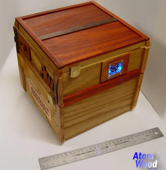 AtomWood Handmade Wooden PC