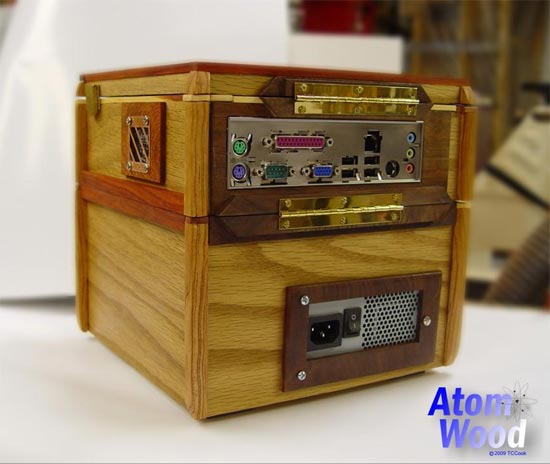 AtomWood Handmade Wooden PC