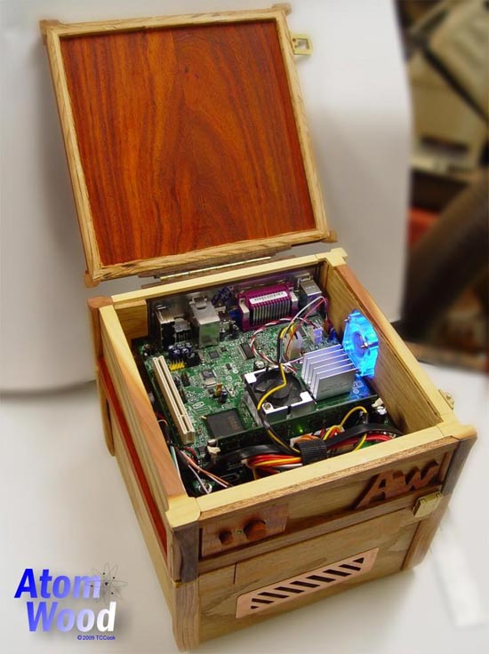 AtomWood Handmade Wooden PC
