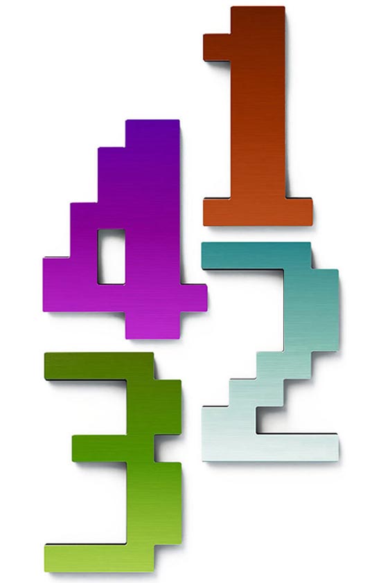 Digitus Pixelated Door Numbers