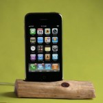 Wooden iPhone Docking Station