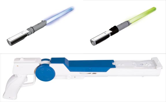 Official Wii Lighsabers