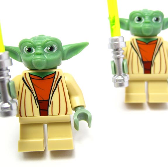 Star Wars Yoda Lego Cufflinks