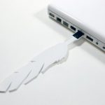 Feather Bookmark USB Drive