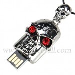Jewel Skull Necklace USB Drive
