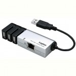 Logitec Universal LAN and USB Hub