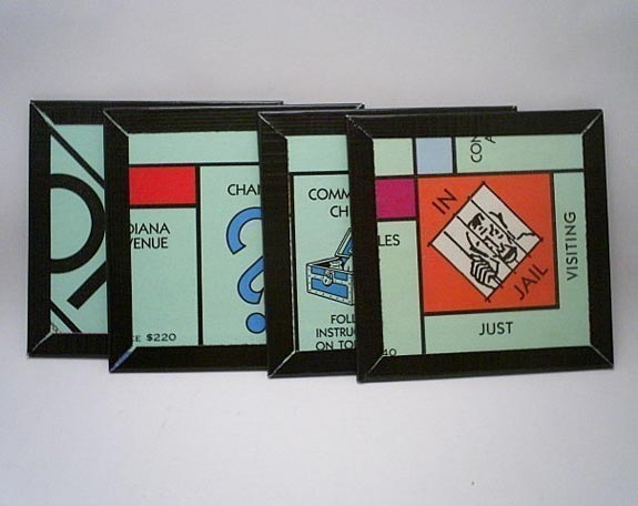monopoly-coasters_3 Monopoly Coasters