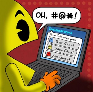 Pac-Man on Twitter