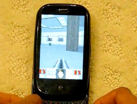 Palm Pre runs Doom
