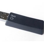 Recycled Keyboard Key Flash Drives
