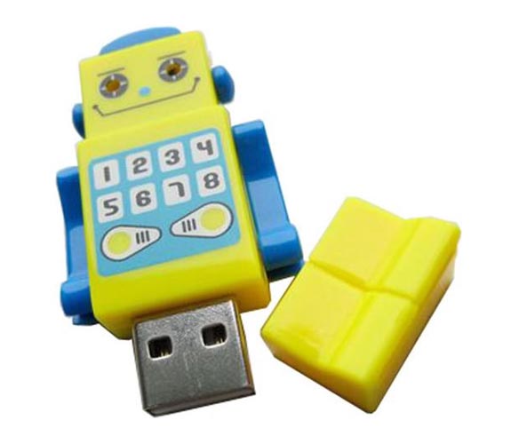 Robot USB Flash Drives