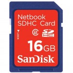 Sandisk Netbook SDHC Cards
