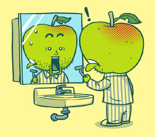 Apple Shaving Accident T-Shirt