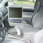 DIY In Car Laptop Table