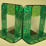 Recycled Circuit Board Bookends