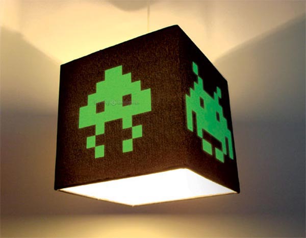space-invaders-lamp Space Invaders Lamp Shade