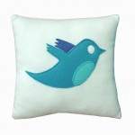Twitter Bird icon pillow