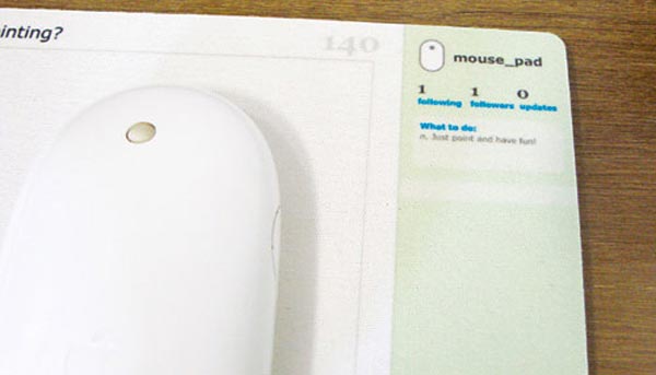 Twitter and Facbook Mousepads