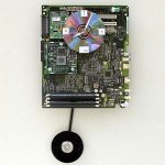 Recycled Apple Mac G4 Motherboard Clock