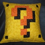 Super Mario Bros Question Mark Pillow