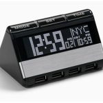 USB Hub and World Travel Clock