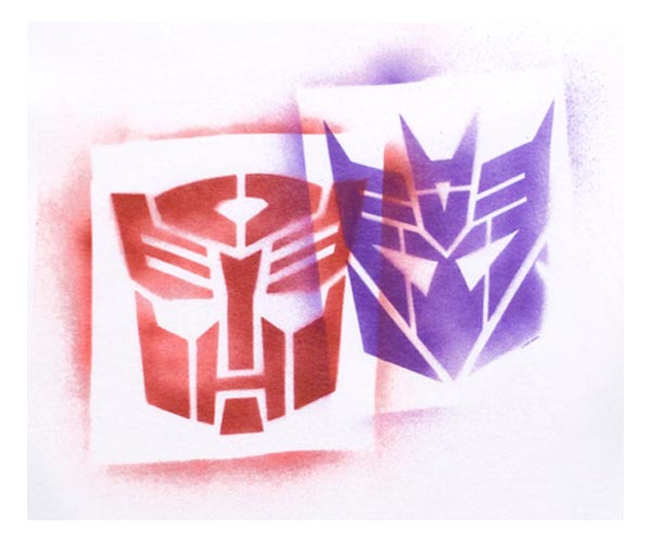 Airbrushed Transformers T-shirt 