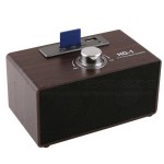 USB Retro Wooden Speaker MP3 Player