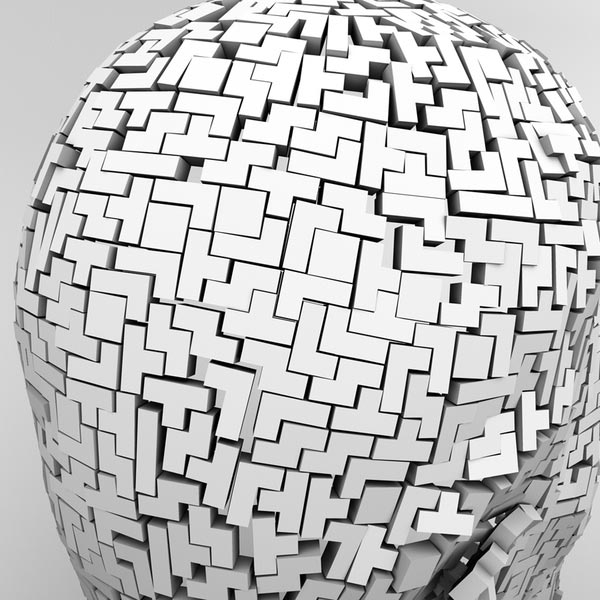 3D Tetris Head