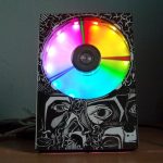 POV Hard Drive Clock