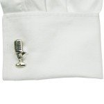 Retro 50s Radio Microphone Cufflinks
