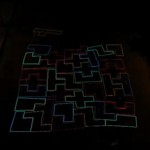 Skaters Create Human Tetris Game