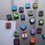 iPhone Icon Fridge Magnets