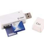Keyboard Keys USB Card Reader