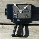 Recycled Super 8 Camera Clock