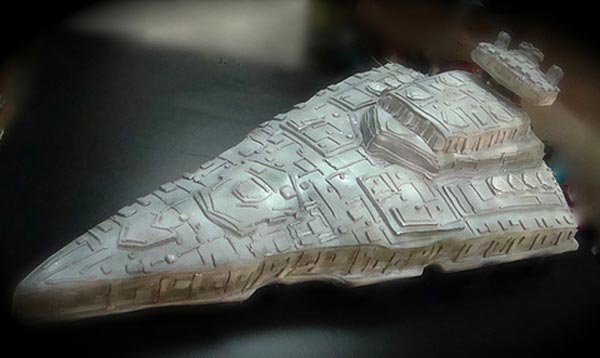 Star Destroyer Wedding Cake