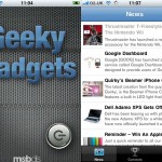 Geeky Gadgets Free iPhone App - Sneak Preview