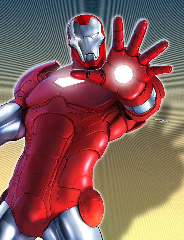 awesome iron man illustrations