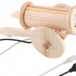Wooden Canon USB Speaker Plugs