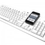 Matias USB Keyboard With Built In Smartphone Stand