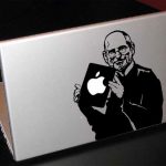 Steve Jobs MacBook Decal