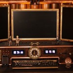 Steampunk Victorian Organ Command Desk