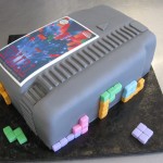 Nintendo Tetris Game Cartridge Cake