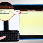 Mini Palm Sized iPad Bluetooth Keyboard