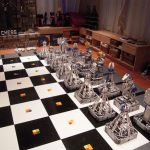 Robotic Monster Chess Set Made From Lego