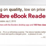 Borders Taking Pre-Orders on Libre eReader