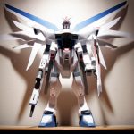 Four Foot Papercraft Freedom Gundam Is Awesome