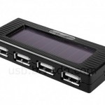 Solar Powered USB Charger Can Light Dark Places