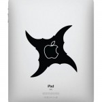 Ninja Throwing Star IPad Decal Ideal For Steve Jobs