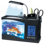 USB Desktop Aquarium Holds Fish, Pens and More