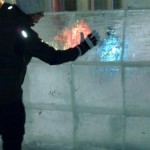 Touchscreen Created From Solid Ice (video)